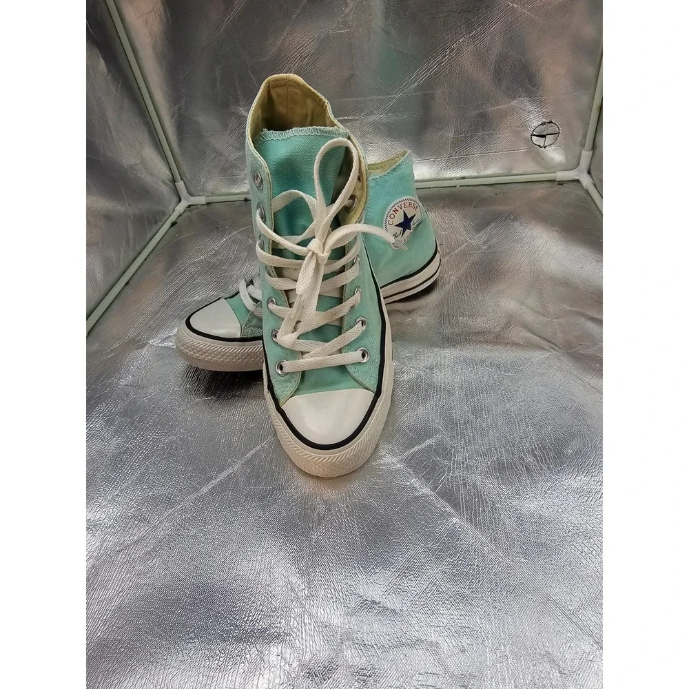 Converse Chuck Taylor All Star High Top Mint Green Sneakers Men's 5 Women's 7 - Picture 1 of 8